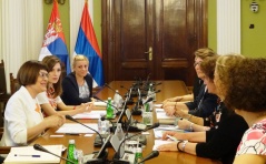 16 June 2016 Speaker Maja Gojkovic in meeting with UN Assistant Secretary-General Ayşe Cihan Sultanoğlu
